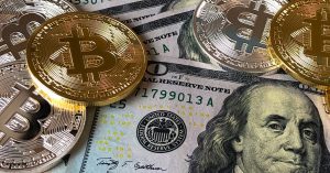 bitcoins and u s dollar bills 1