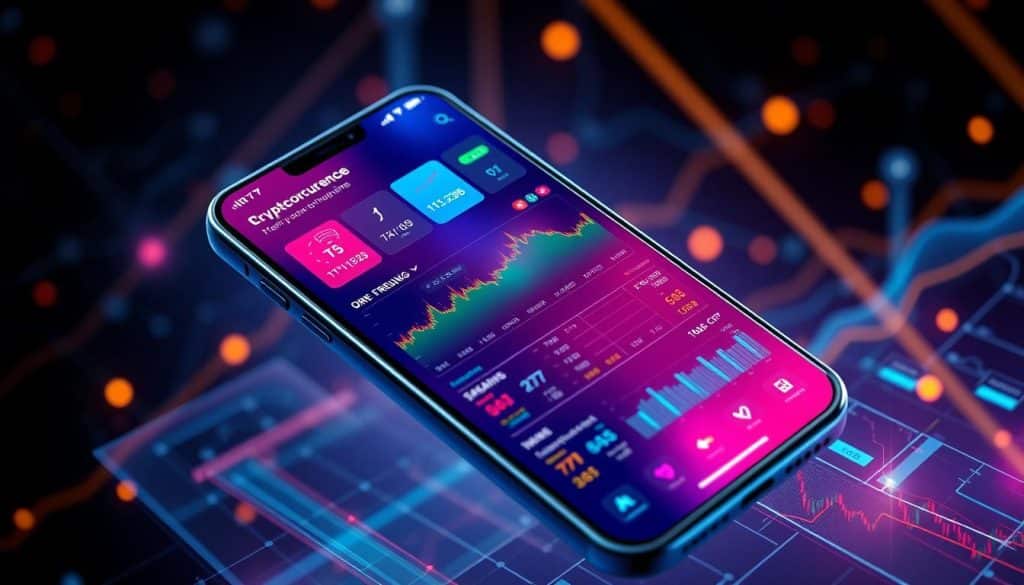 Bitatom Mobile Trading App Interface